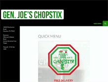 Tablet Screenshot of genjoeswest.com